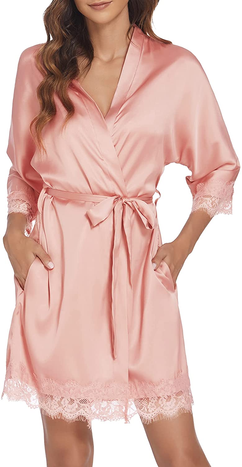 Short Satin Robes