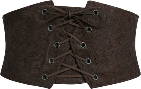 Cinturón de corsé Avidlove Cinturón de lazo para la cintura Corsés para corsé Waspie con cordones 