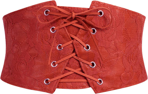 Cinturón de corsé Avidlove Cinturón de lazo para la cintura Corsés para corsé Waspie con cordones 