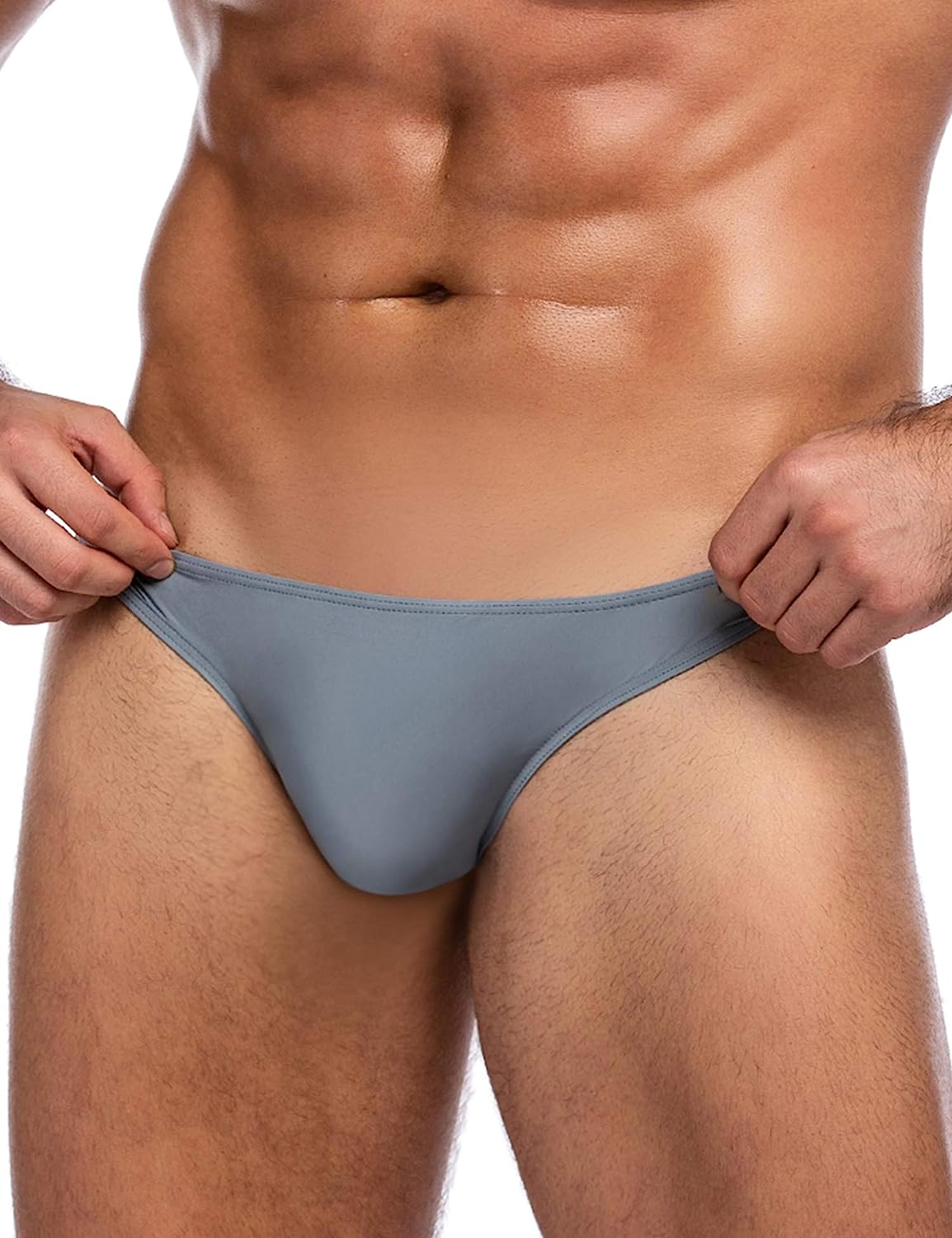 Avidlove Underwear Herren-Bikinislips, 4er-Pack, klassisch, niedrig geschnitten, dehnbar, mit Hüfte 