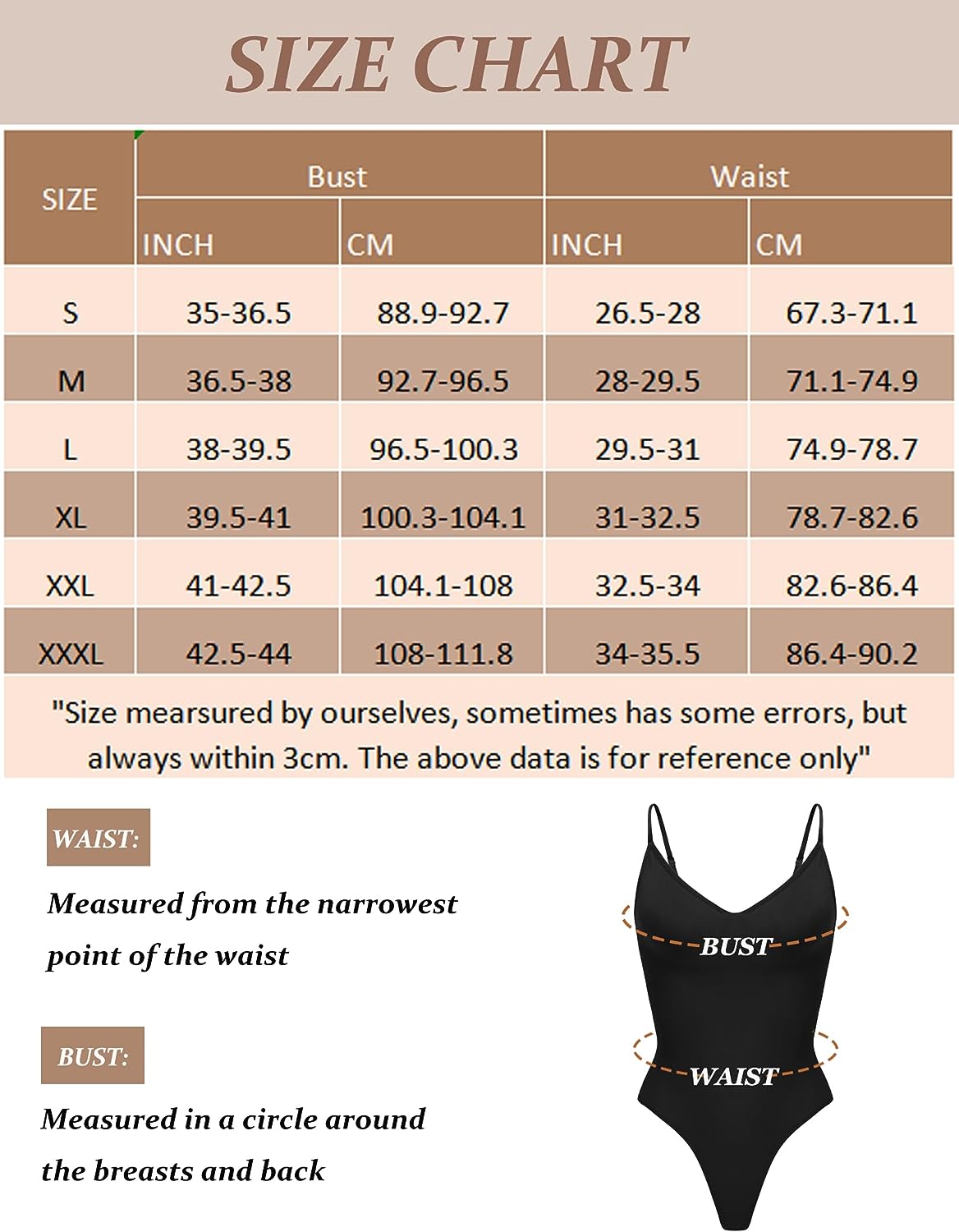 Avidlove Bodysuit Shapewear Bodysuits Spaghettiträger V-Ausschnitt Schlankheits-Tanga Body Shaper Bauchkontrolle S-3XL 