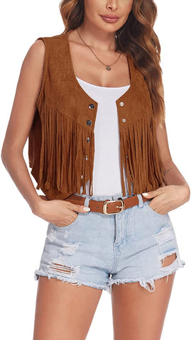 Chaqueta bohemia estilo western