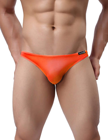 Pack de 4 calzoncillos tipo bikini elásticos de tiro bajo clásicos para hombre de Avidlove Underwear 