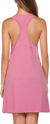Avidlove Sleepwear for Tank Nightgown Chemise Racerback Sleeveless Sleep Dress