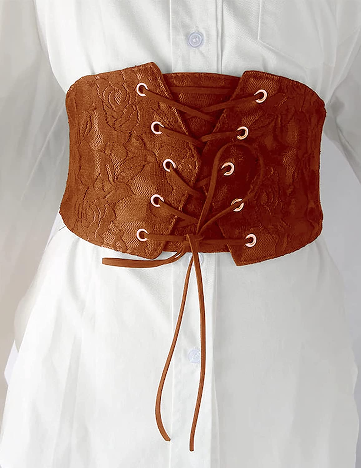 Avidlove Corset Belt Tie Waist Belt Corsets for Lace Up Waspie Corset