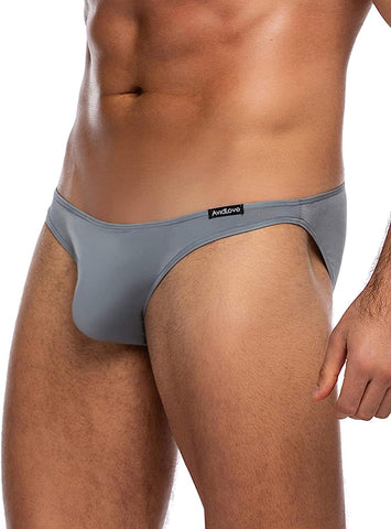 Pack de 4 calzoncillos tipo bikini elásticos de tiro bajo clásicos para hombre de Avidlove Underwear 