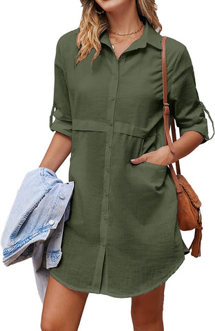 Cotton Button Down Shirt