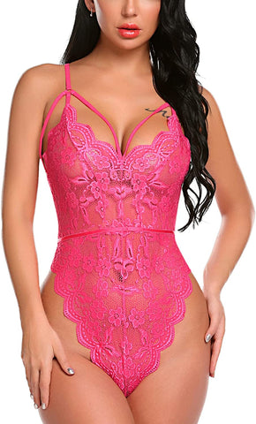 Avidlove Teddy-Dessous für einteiligen Babydoll-Mini-Body 