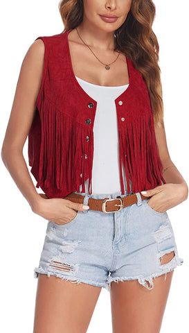 Chaqueta bohemia estilo western