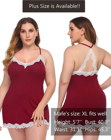 Camisones de algodón para mujer de Avidlove 