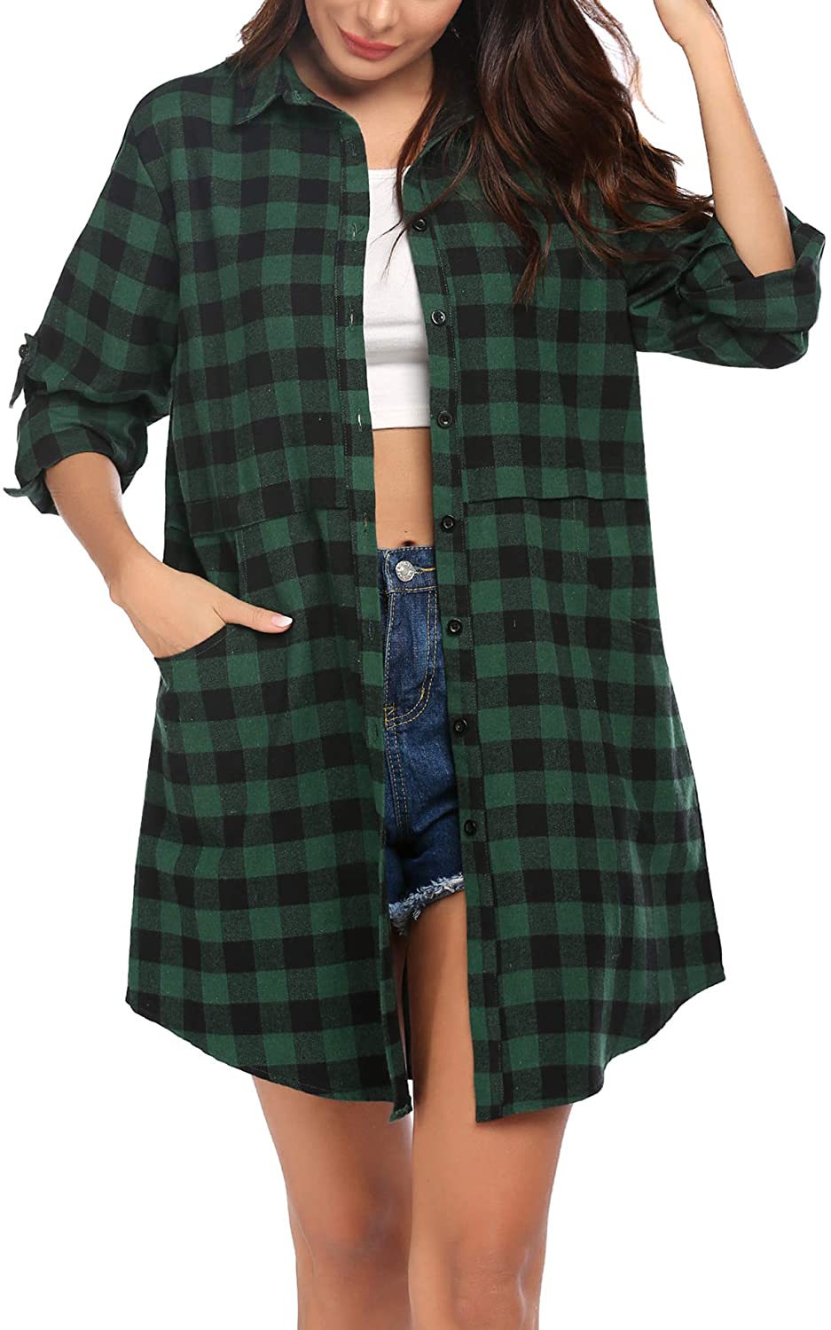 Flanell-Boyfriendshirts 