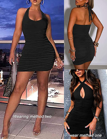 Halter Bodycon Dress