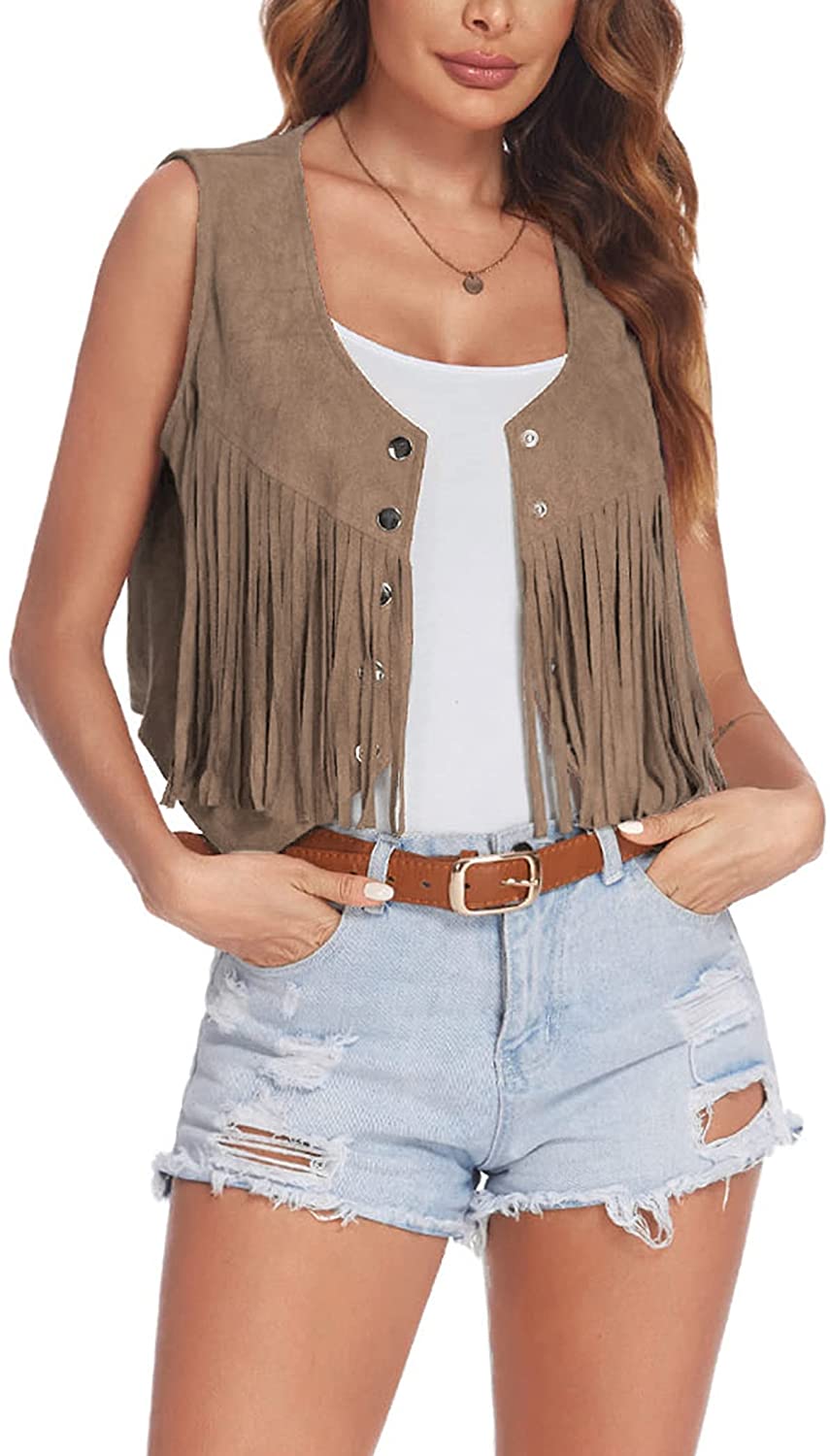 Chaqueta bohemia estilo western