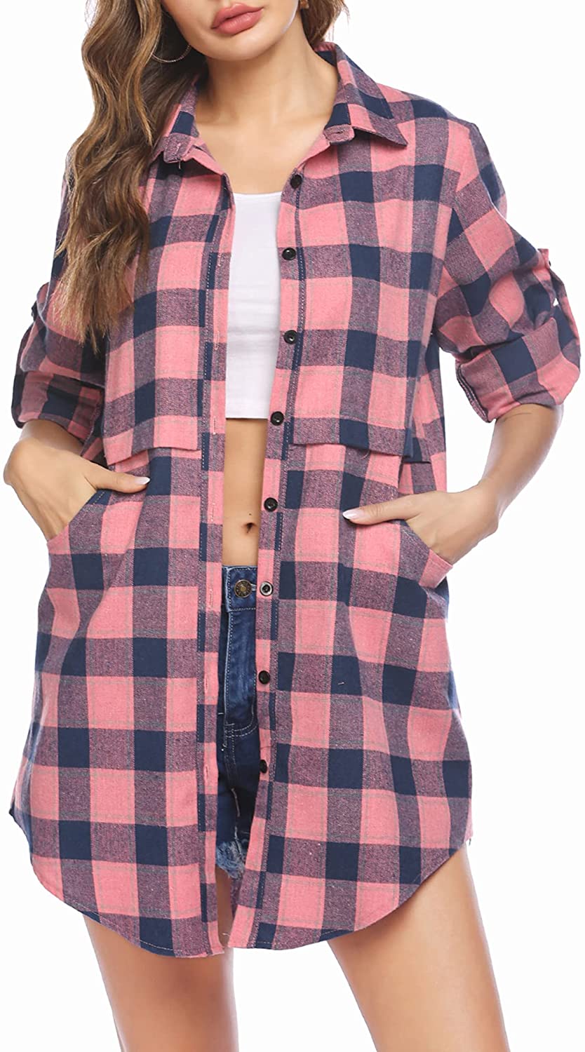 Flanell-Boyfriendshirts 