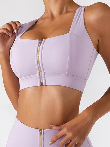 Empowered Zip Front Bra