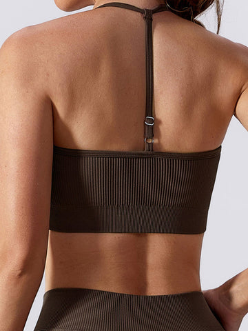 Live In Rib T-back Medium Support Bra