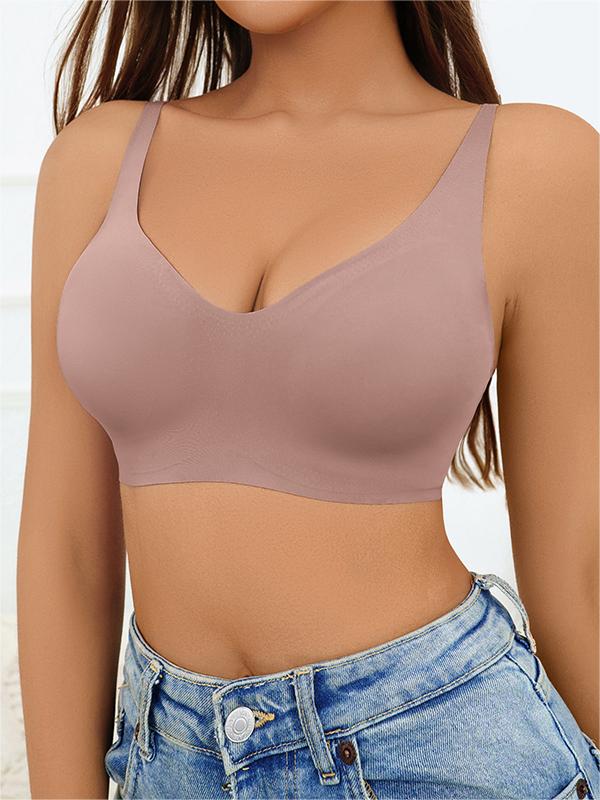 Full Coverage No Show Push-up Wireless Bra