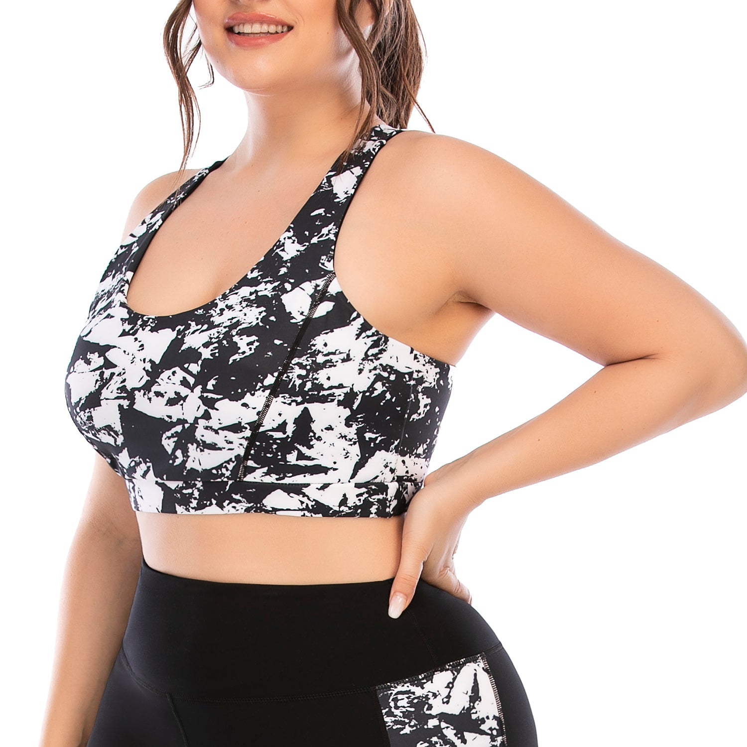 Plus Size Yoga Tank Tops for Printed
