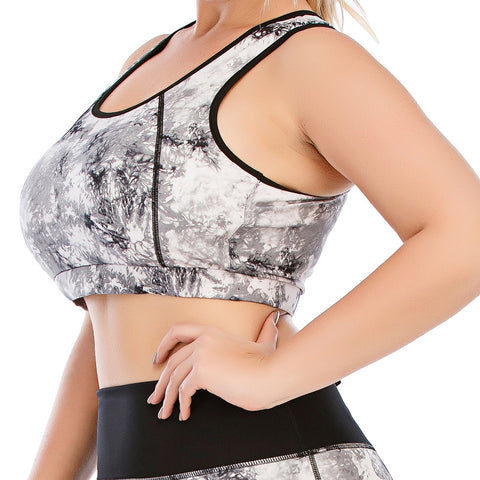 Printed Yoga Tops High Impact for Women