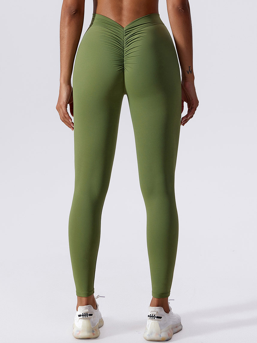 Virale V-Back-Butt-Scrunch-Leggings 