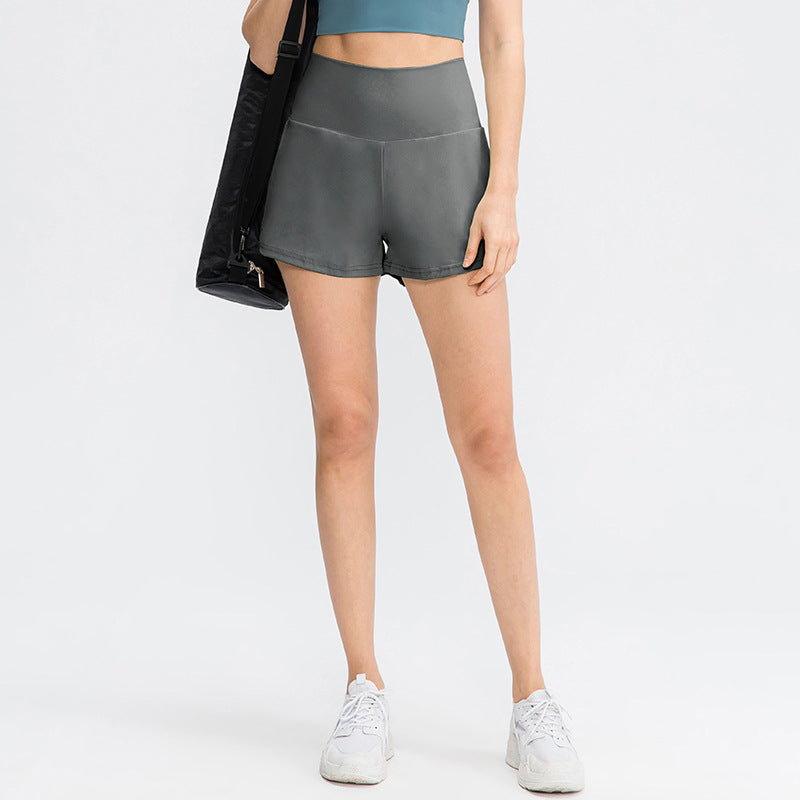 2-in-1-Sportshorts mit Gesäßtasche und versteckter Seitentasche