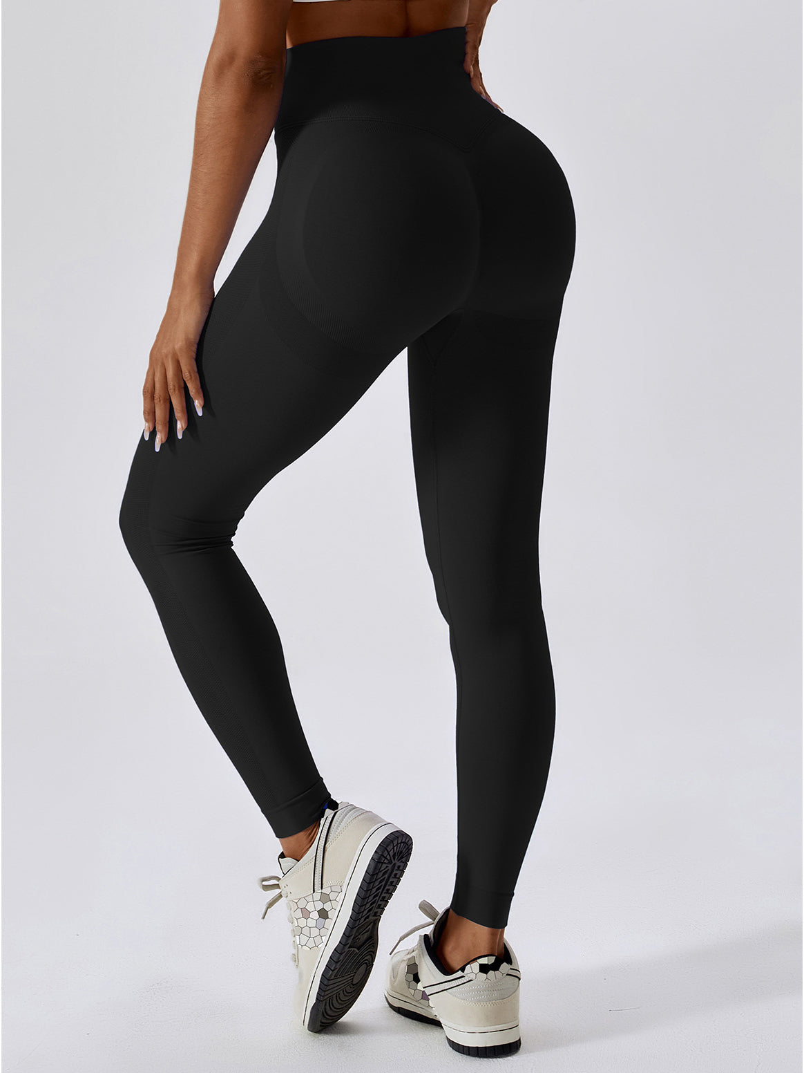 Yoga-Leggings mit hoher Taille und Po-Lifting 