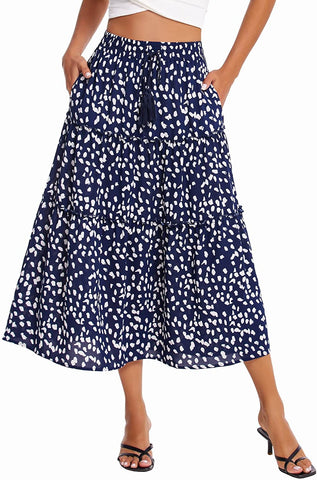 Midi Skirt with Pockets