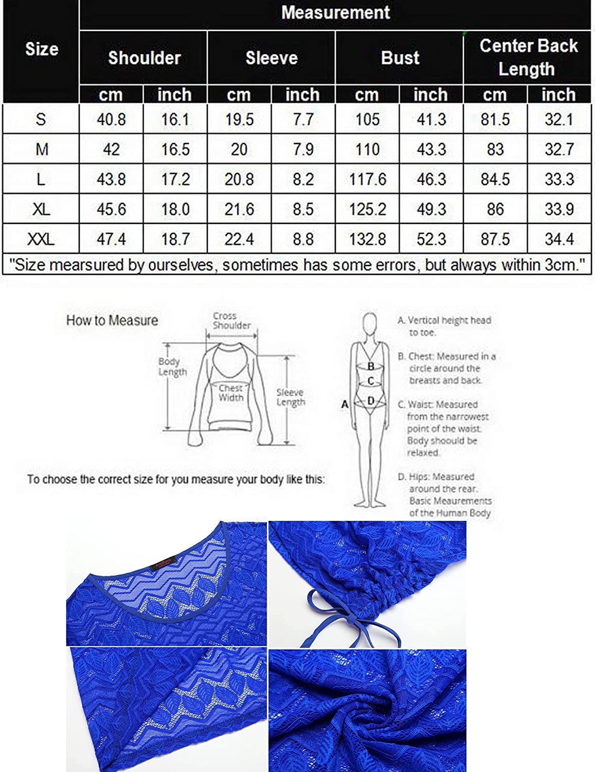 Avidlove Überzüge für Bademode, Strandüberzüge, Spitzen-Bikini, Strandmode