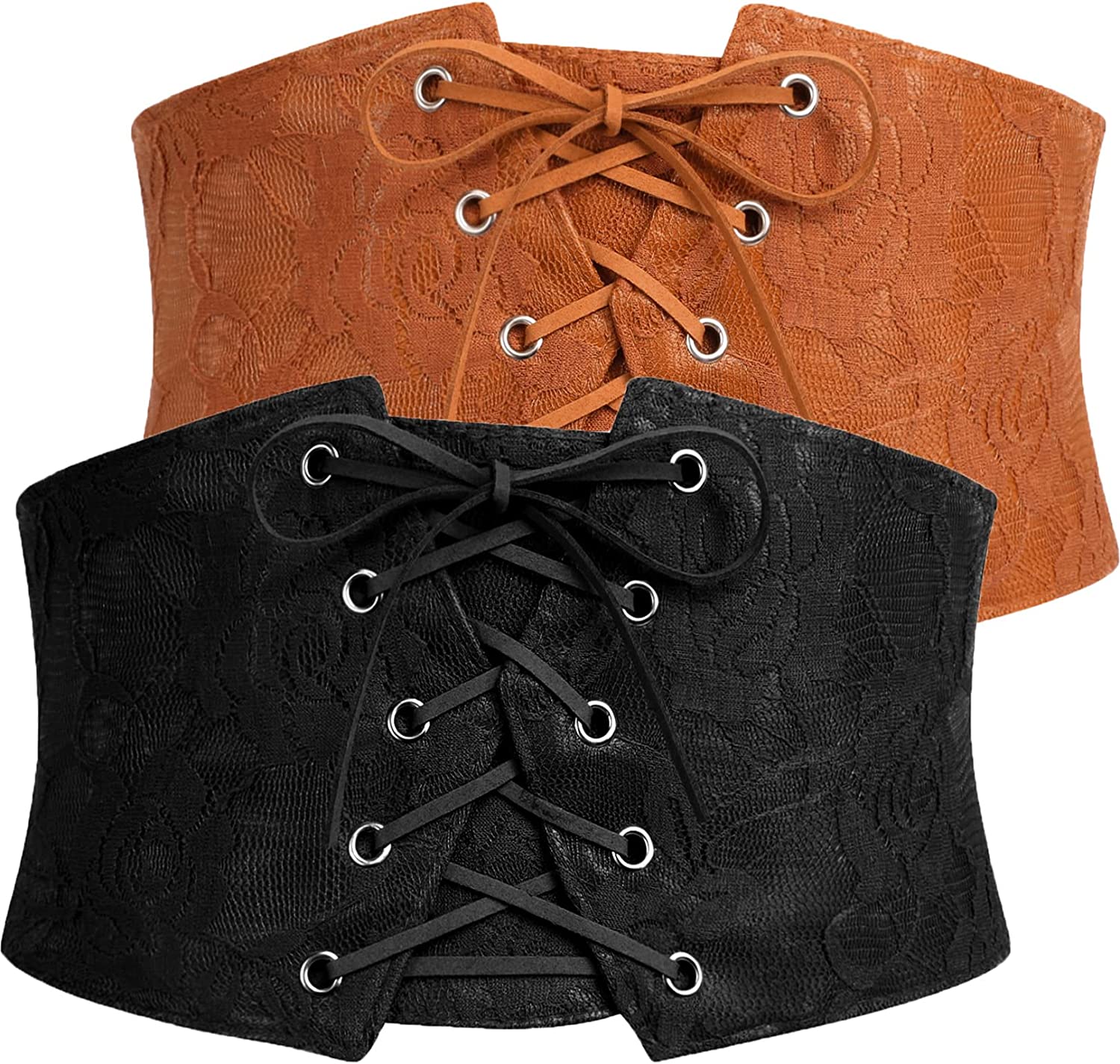 Avidlove Corset Belt Tie Waist Belt Corsets for Lace Up Waspie Corset