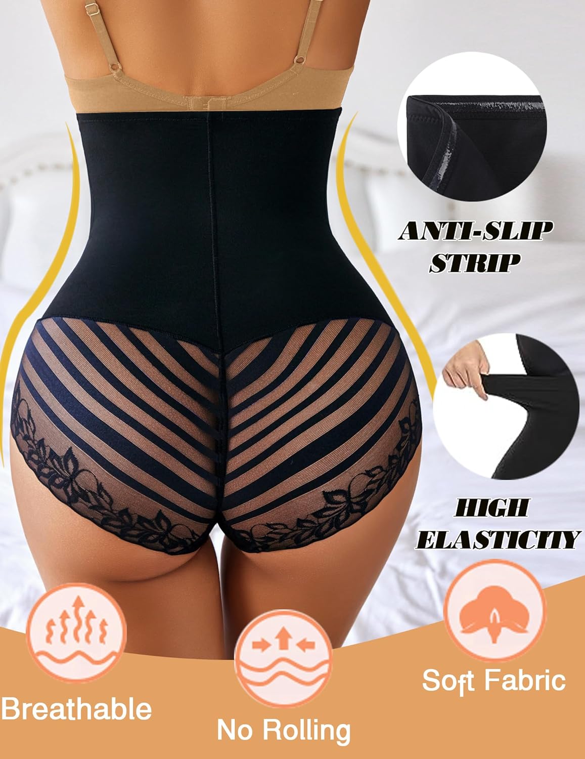 Avidlove Shapewear zur Bauchkontrolle, hoch taillierte Unterwäsche, Taillenmieder 