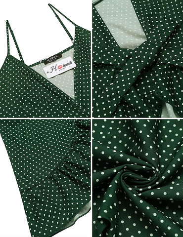 Wickelkleid mit Polka Dots 