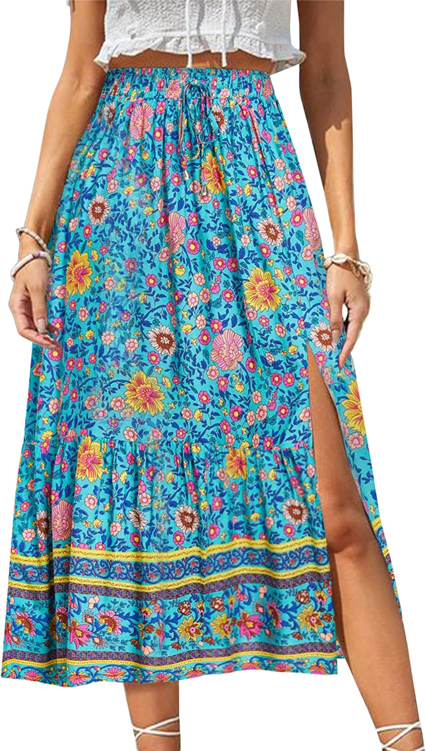 Floral Midi Skirt