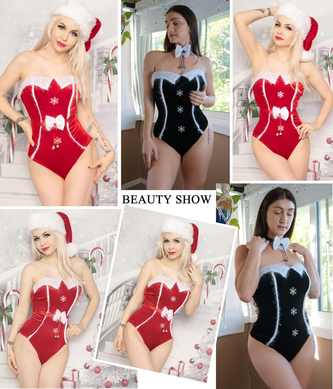 Avidlove Bodysuit für einteilige Dessous, Samt-Teddy-Body