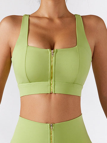 Empowered Zip Front Bra