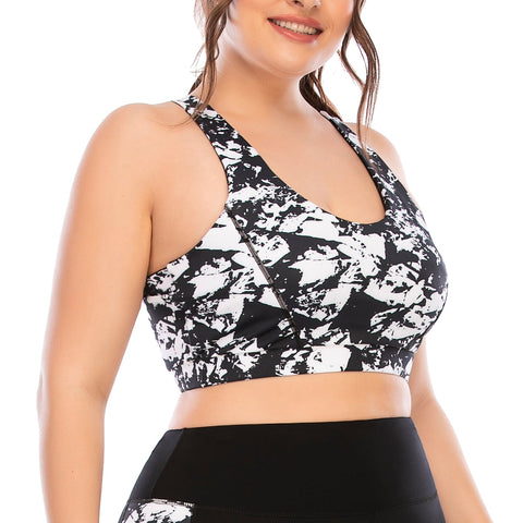 Plus Size Yoga Tank Tops for Printed