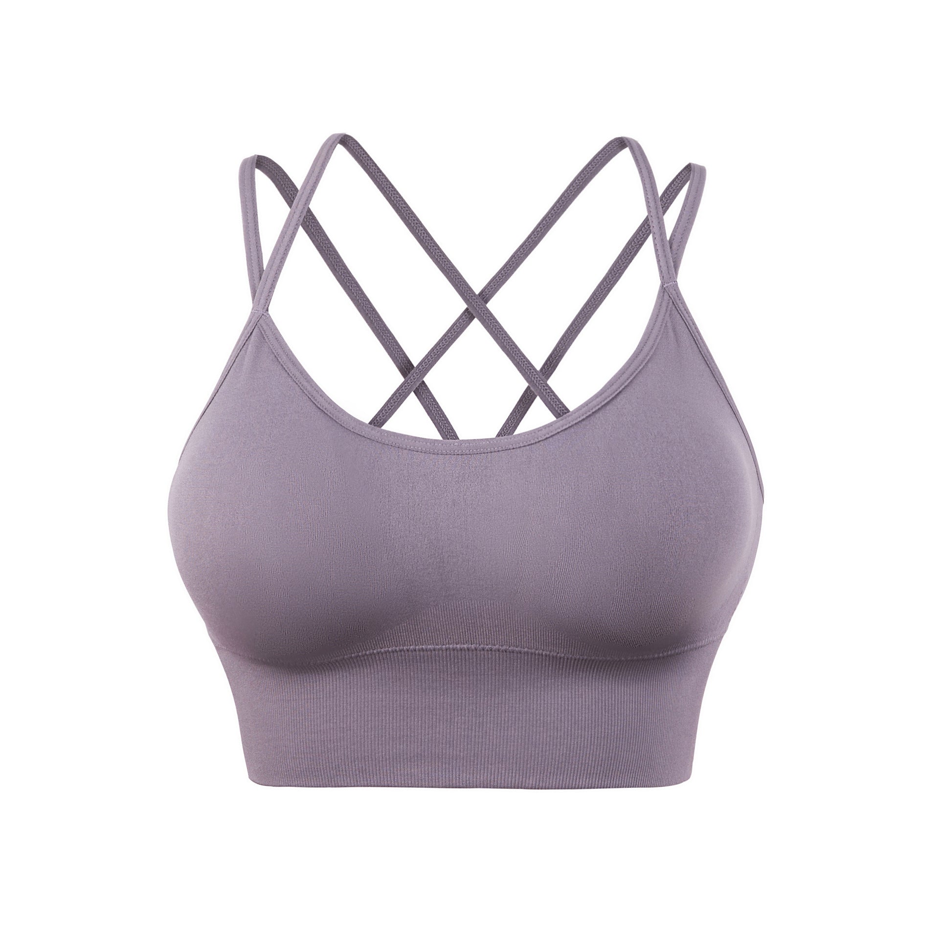 Seamless Sports Bras Plus Size Dry Fitness Quick With String Cami Crop Padded Tank Top