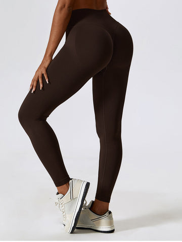 Live in Rib Crossover Po Scrunch Leggings 