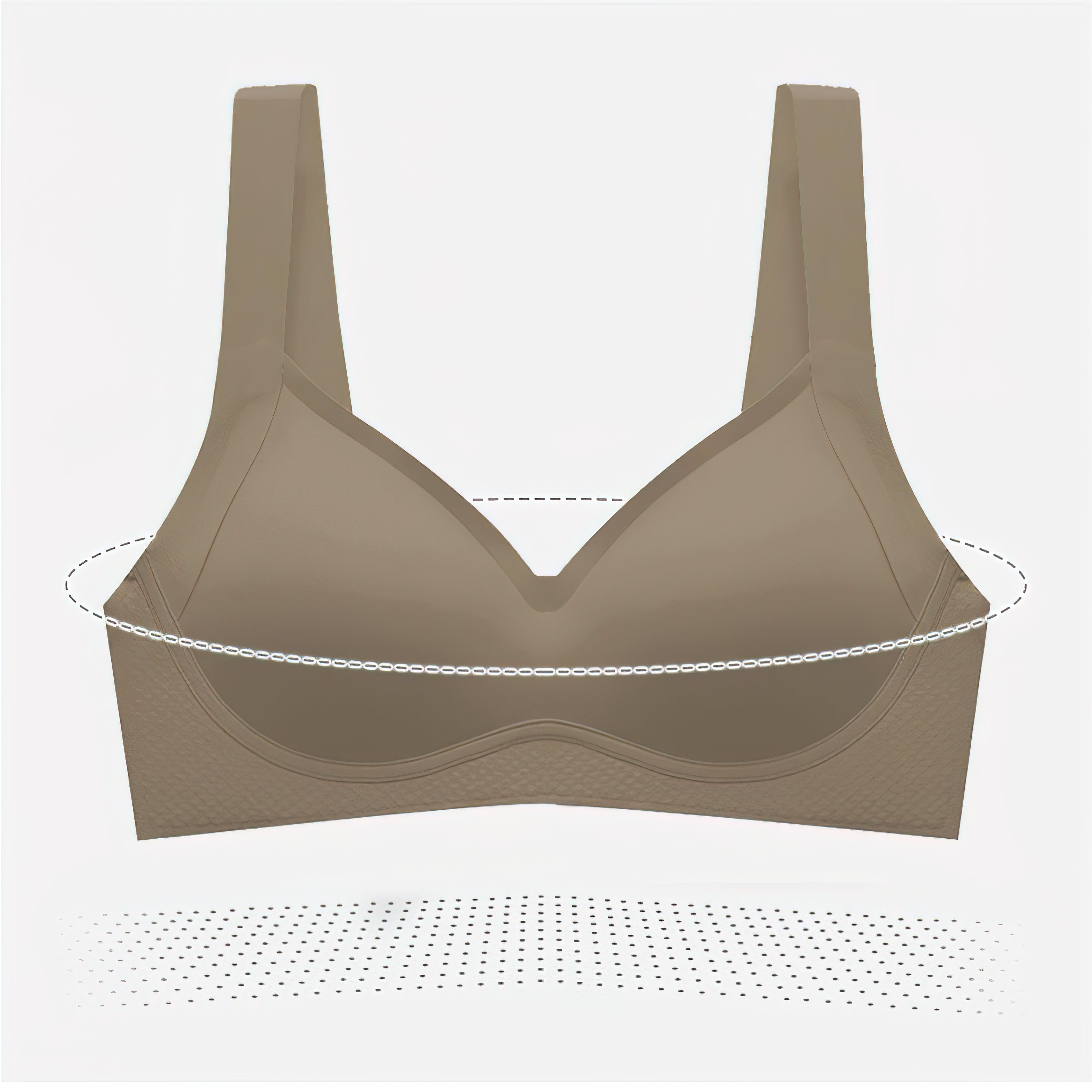 Seamless Push-Up Comfort Wireless Bra