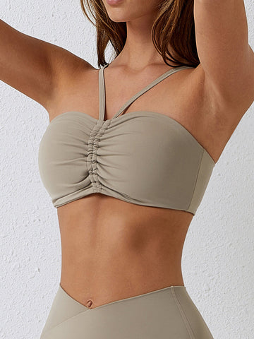 Butter-Soft Ruched Sports Bra