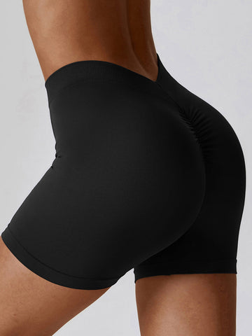 Seamless Back V Scrunch Shorts