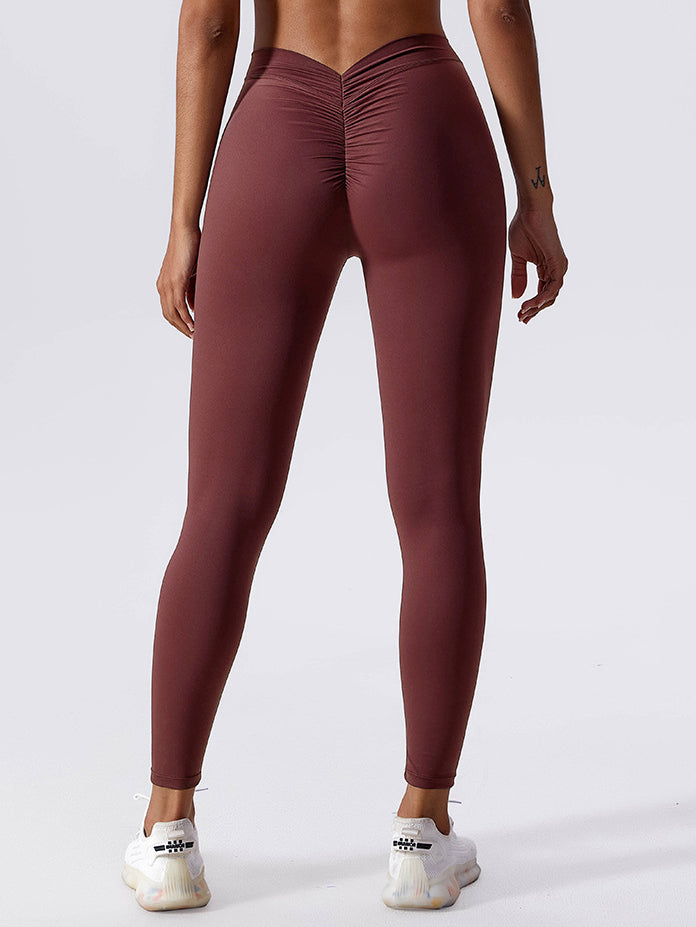 Virale V-Back-Butt-Scrunch-Leggings 