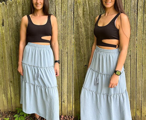 Midi Skirt with Pockets