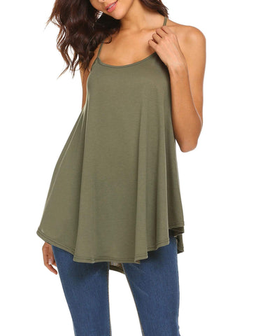 Spaghetti Strap Cami Top Shirt