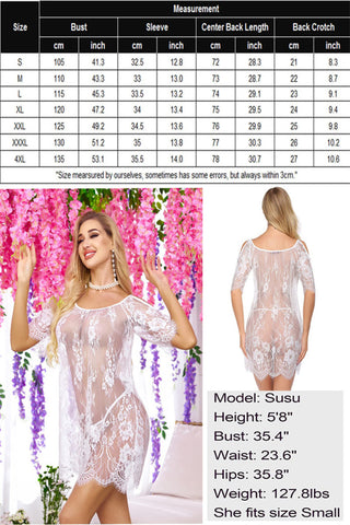 Avidlove Chemises Lace Smock Lingerie