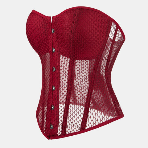 Mesh Overbust Corset - Aubree