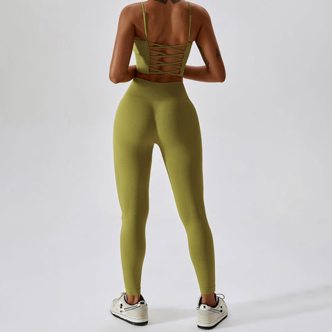 Seamless Workout Tank Top & Leggings Set