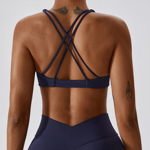 Twist Front Workout Bra