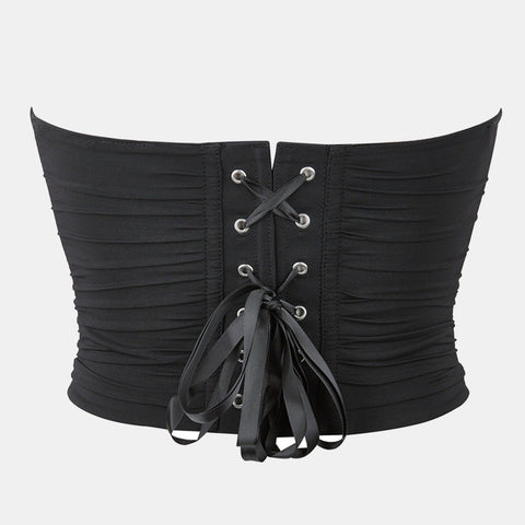 Ruched Overbust Corset