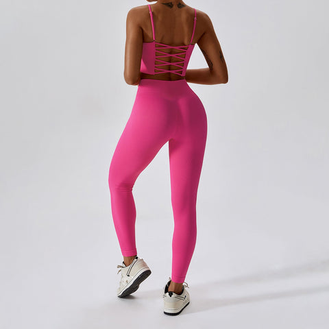 Seamless Workout Tank Top & Leggings Set