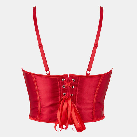 Red Corset Cami Top